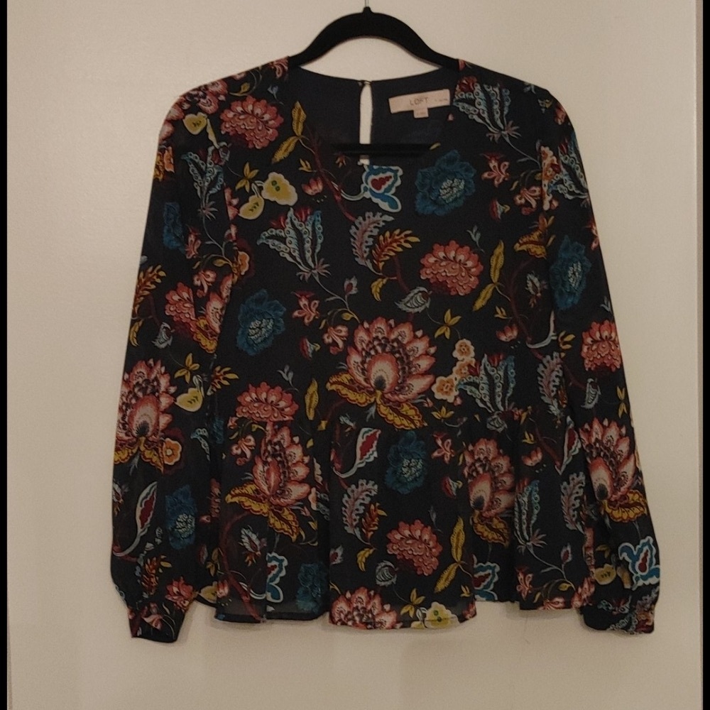 Loft Peplum Blouse
